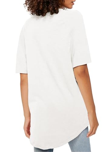 Fisoew Womens Oversized T Shirts Short Sleeve Tunic Tops Crew Neck T-Shirts Summer Casual Loose Fit Basic Tee3
