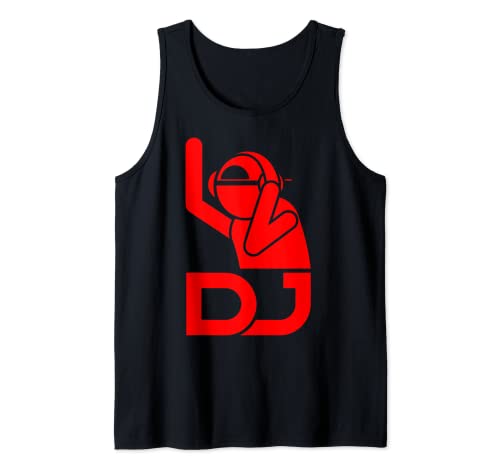 DJ | Lindo disco Jockeys composición musical regalo divertido Camiseta sin Mangas