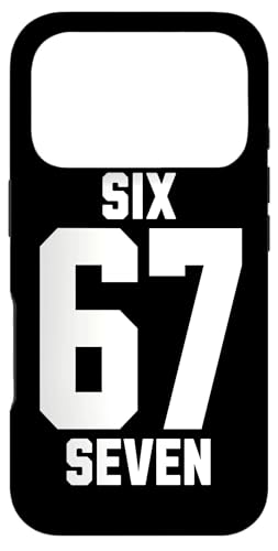 67 Six Seven Sport Design on Back. 6 7 Meme Men Women Kids X}zP[X iPhone 17 Pro p