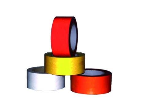 Warnmarkierungsband rot Reflexfolie Typ 1 Rollenlänge 10 m Breite 50 mm refl.
