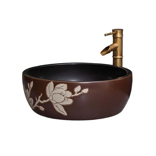 Vasque rétro en céramique pour retrouver le charme des bains d'antan