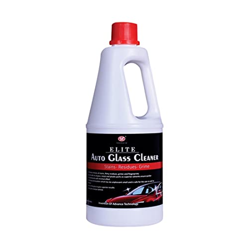UE Autotech Glass Cleaner, Removes All Stains, Grime and Fingerprints For All Vehicle and Multi Purpose Use – 1 Liter Hard Water Stain Remover Automotive Care Products