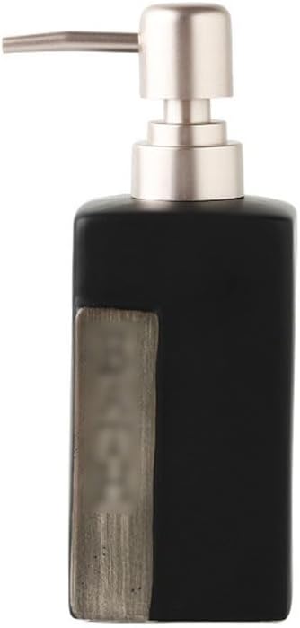 Kitchen Soap Dispenser Ceramic Simple Soap Dispenser Hand Sanitizer Bottle Press Bottle Shower Gel Shampoo Bathroom Bottle Suitable for Bathroom Bathroom Soap Dispenser(C)