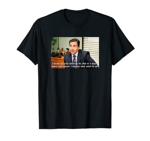The Office Michael no tengo idea Camiseta