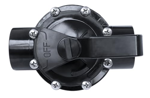 2 Way Pool Valve 1 1/2 to 2 Inch 4724 Replacement for Jandy 1.5 to 2 inch Positive Seal 2 Port NeverLube Valve 170 GPM