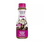 Jordan's Skinny Mixes Keto-Friendly, Sugar-Free, Gluten-Free, Zero Calories, Zero Carbs Double Fudge Sauce for Ice Cream, Lattes, Cakes, Milkshakes 12 oz | Pack of 2