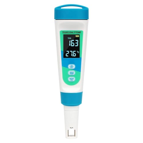 Albapilix 4-In-1�f�W�^���������[�^�[TDS/EC/SALT/TEMP�������o�� ���̓��d���e�X�^�[ �v�[�������Z�x�v