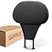 FOVPLUE Adjustable Rider Backrest, Detachable Plug-in Driver Backrest Pad for Harley Touring 1988-2025,for CVO Road Glide Street Glide Tri Glide FLHTK/L Electra Glide Road King, ALL BLACK