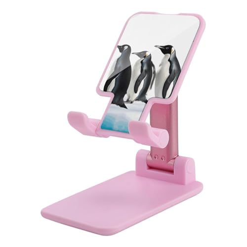Support de téléphone réglable et pliable pingouins pour smartphone