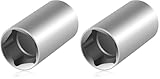 EVRBUL 13/16' Penta Socket with 1/2' Drive Stainless Steel Pentagon Socket Tool for Pentagonal Nuts and Bolts (Pack of 2)