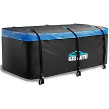CZC AUTO Hitch Cargo Carrier Bag, 20 cu. ft Waterproof/Rainproof/Weatherproof Cargo Traveling Bag for Car Truck SUV Vans Hitch Trays and Hitch Baskets, Safe Steady Durable Soft Blue