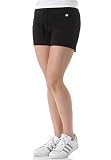  Champion 11476 S19 KK001 NBK - Pantalones Cortos para Mujer, Color Negro Negro L