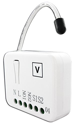 DS-100 EU Z-Wave Plus Micro Module Double Switch, 230 V, White