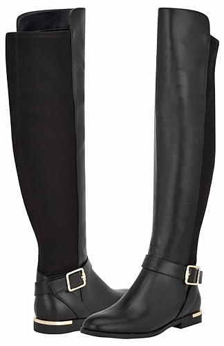 Bottes Nine West Andone au-dessus du genou cuissardes stretch noires