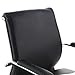 Office Star Antimicrobial Manager's Adjustable Office Chair with Chrome Base, Mid-Back, Dillon Black Fabric
