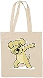 Photo Gallery iprints dabbing little dog cute cartoon puppie borsa di cotone naturale Photo Gallery iprints dabbing little dog cute cartoon puppie borsa di cotone naturale