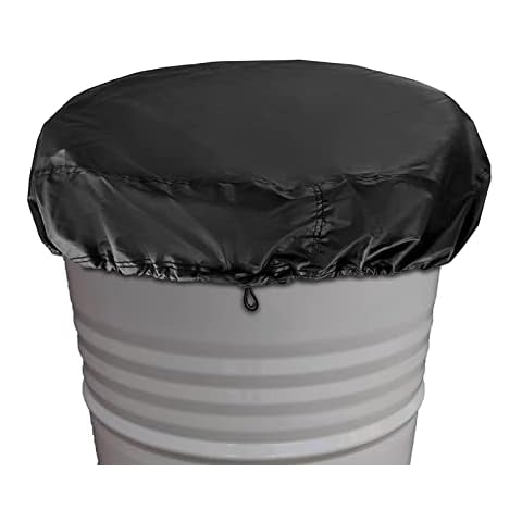 Rooeling 55 Gallon Drum Lid Cover for All-Season Protection Cover
