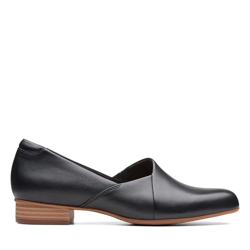 Clarks Clarks Women's Juliet Palm Loafer, Black Leather, 9 N US