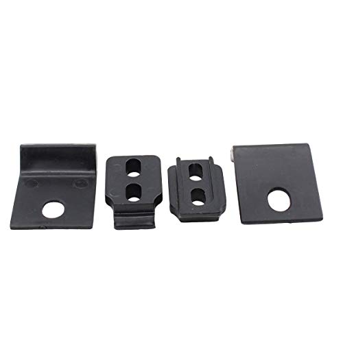 NewYall Pair Black Hood Latch Catch Lock Accessories Kit for Jeep Wrangler JK JKU 2007-2018 JL JLU Gladiator JT 2018-2024 Exterior Aluminum Steel Locking by NewYall - Image 5