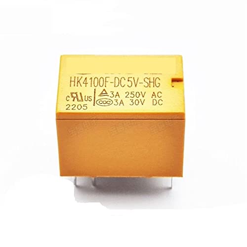 Relais HK4100F-DC5V-SHG 6PIN 3A : lot de 5 pièces pour circuits imprimés