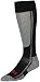 Hot Chillys Men's Lo Volume Sock (Black/Heather, Large)