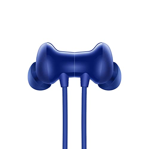 Image of Lynacz Original Neckband Z2 Compatible with Oppo, Vivo, Samsung with ANC, Deep Bass Sound, 45dB Active Noise Cancellation, 28H Playtime, Type-C Fast Charging & Magnetic Auto Connect Blue (JH-HG6)