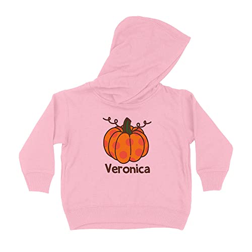 Pumpkin Veronica Kids Hoodie Sweatshirt Toddler 2T Light Pink