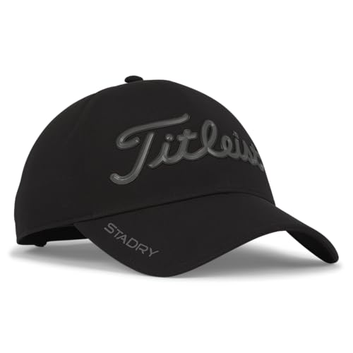 Titleist Cappellino da Uomo Players Stadry, Nero/Carbone, Taglia Unica
