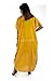 Moroccan Women Caftan Handmade Fits S To L Beach Cover up Made in Morocco by Kenzadi (Yellow)