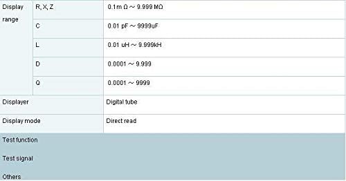 GOWE LCR Meter 100Hz,1kHz,10kHz basic accuracy:0.25%