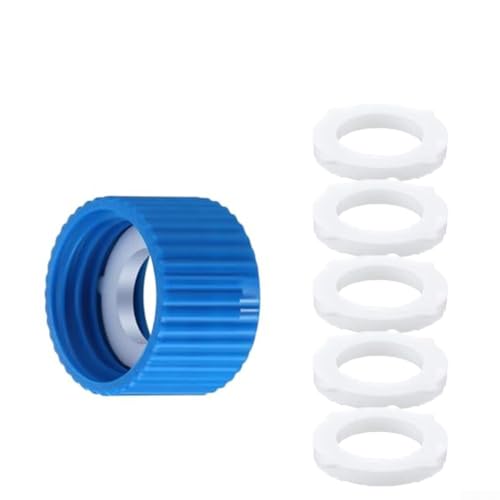 Kit de acoplamiento de filtro de agua con diseño a prueba de fugas de silicona para botellas roscadas de 28 mm, para retrolavado y sistemas de purificación de agua al aire libre (A)