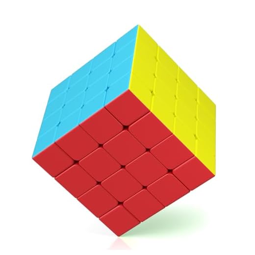 ROXENDA Magisk Kub, 4x4 Speed Cube - Slitstarkt Fast & Frostat Stickerless, Blir Snabbare än Originalet (4x4x4)