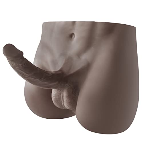 Image of Men's Huge Dildos, Realistic Masturbator with Flexible Dildo and Tight Anal Entry, Adult Sex Toys for Women Men Couple -12.2 x10.3 inch