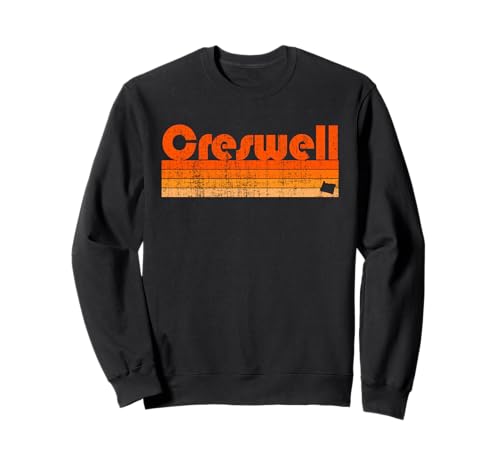 Estilo retro de los 80 en Creswell, Oregon Sudadera