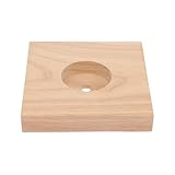 Accessoire pour lampe de table : structure simple, facile à utiliser, indéformable, vous pouvez l’utiliser en toute confiance ; socle en bois