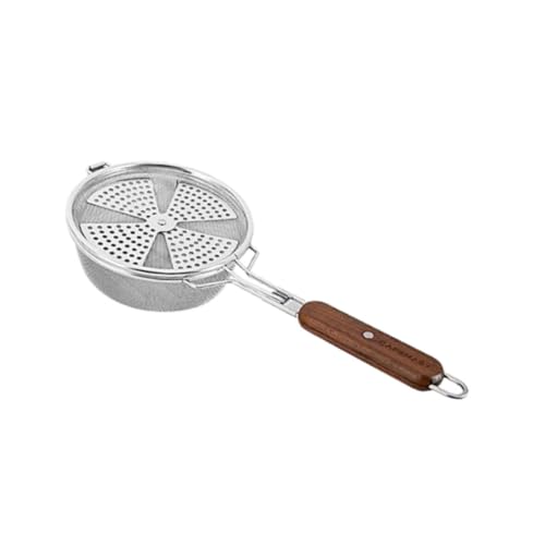 perfk Pratico tostatore per chicchi di caffè in acciaio inossidabile riutilizzabile, robusto strumento per la tostatura del caffè in cucina, per la cottura