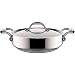 Produktbild Lagostina 11115031824 Accademia Lagofusion Servierpfanne mit Deckel (2 Griffe) 24 cm, induktionsgeeignet, Edelstahl