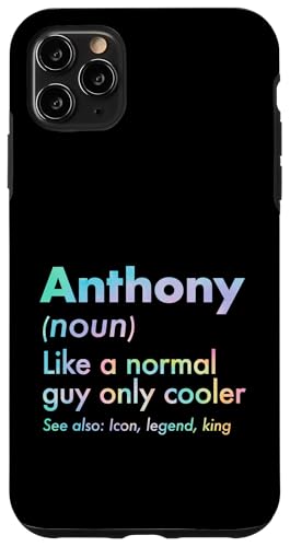 Anthony Like A Normal Guy Only Cooler ���W�F���h�L���O �t�@�[�X�g�l�[�� �X�}�z�P�[�X iPhone 11 Pro Max �p