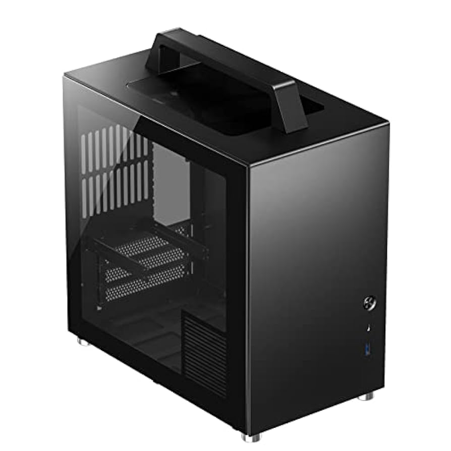 赤 ミニPCケース jonsbo t8 電源セット Amazon | JONSBO 側面ガラスパネルのアルミニウムMini-ITX PC