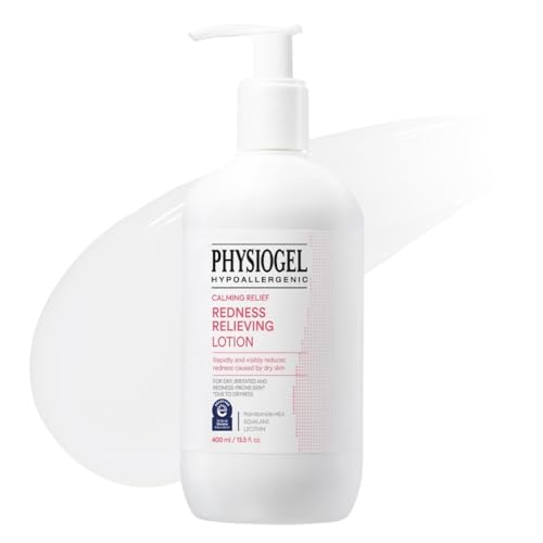 Physiogel Calming Relief Face and Body Lotion, Reduces Redness in just 3 days, Moisturizer for Dry, Red, Itchy, Sensitive Skin, Korean skin care, Fragrance-Free, Non-Comedogenic, Dermatologist-Tested