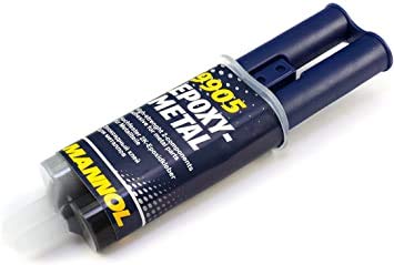 MANNOL - 9905 - 2K Epoxy Metal Chemical Adhesive - Fast Cure - Strong Bond - 30g x2