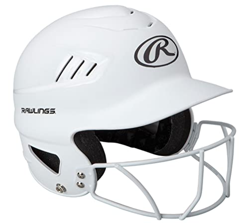 Rawlings | COOLFLO Batting Helmet with Facemask | Fastpitch Softball | One Size Fits Most (6 1/2” – 7 1/2”)4