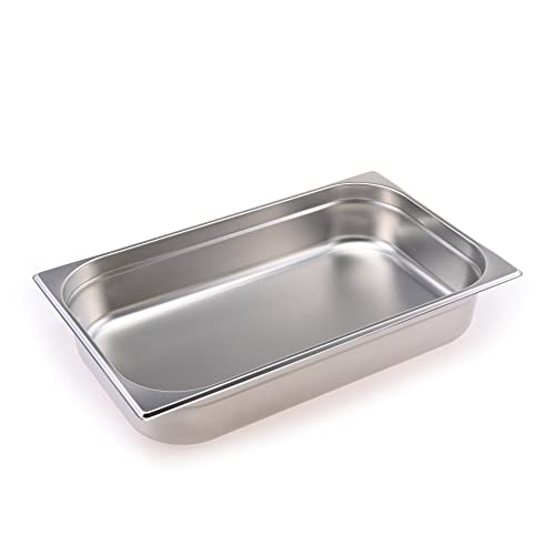 TeknoStahl GN Behälter Gastronorm 1/1 Edelstahl (100 Millimeter)