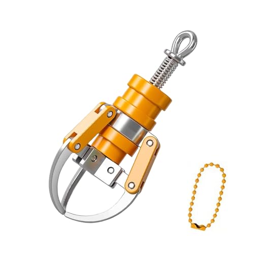 Nawwgy Doll Machine Grab Clip Claw Keychain with Strong Grip ABS Keyring for Fun Portable Keychain Bag Pendant Accessories Clip Keychain