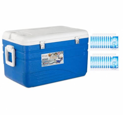 SiaBiced Never Ruedas para Camping y Coche, Nevera portátil Gran Rendimiento para Viajes y excursiones, Caja de Aislamiento de 105L sin Ruedas