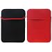 Produktbild subtel® Tasche kompatibel mit 17,4" Notebook Neopren Schutzhülle Tasche Flip Cover Case Etui schwarz/rot