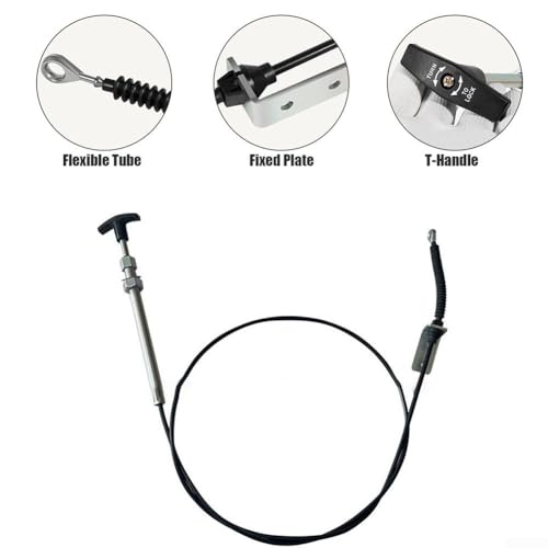 Cable del acelerador AM134404 y control de deflector de conducto de 1.5M 6