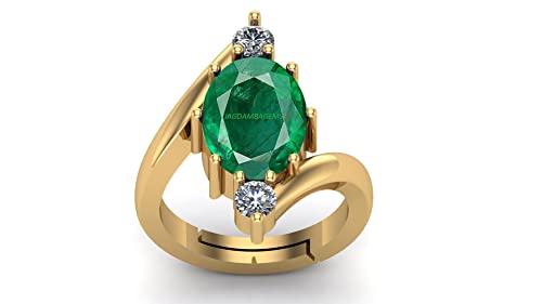 Bague ajustable émeraude naturelle 6 carats : la solution aux erreurs de taille