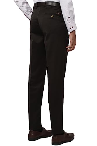 Image of Peter England Men's Regular Fit Mid Rise Pants