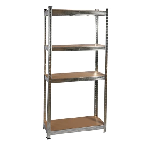 Garage Shelving Units,5 Tier Shelving Unit Garage Shelves Storage Shelf Heavy Duty Shed Storage Racking Shelf Metal Boltless for Warehouse Workshop Office (90X45X180cm) 1 Garage Shelving Units,5 Tier Shelving Unit Garage Shelves Storage Shelf Heavy Duty Shed Storage Racking Shelf Metal Boltless for Warehouse Workshop Office (90X45X180cm)